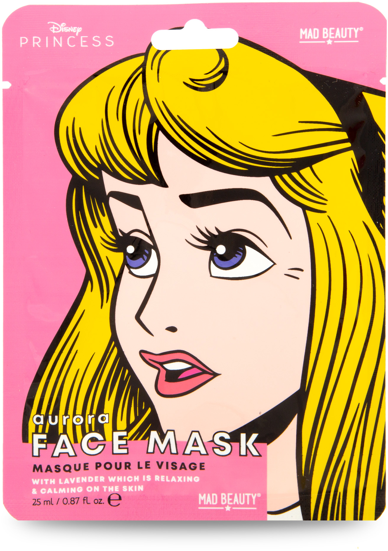 MAD Beauty Disney maska na twarz - różyczka z kolcami - nawilżająca i uspokajająca maseczka chustkowa dla zadbanej skóry i pięknej cery, 30 g