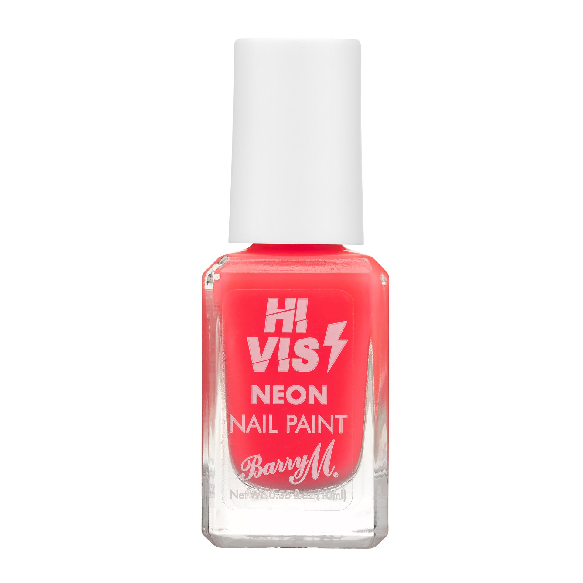 Barry M Nail Paint) Hi Vis lakier do Nail Paint) 10 ml cień Coral Blaze)