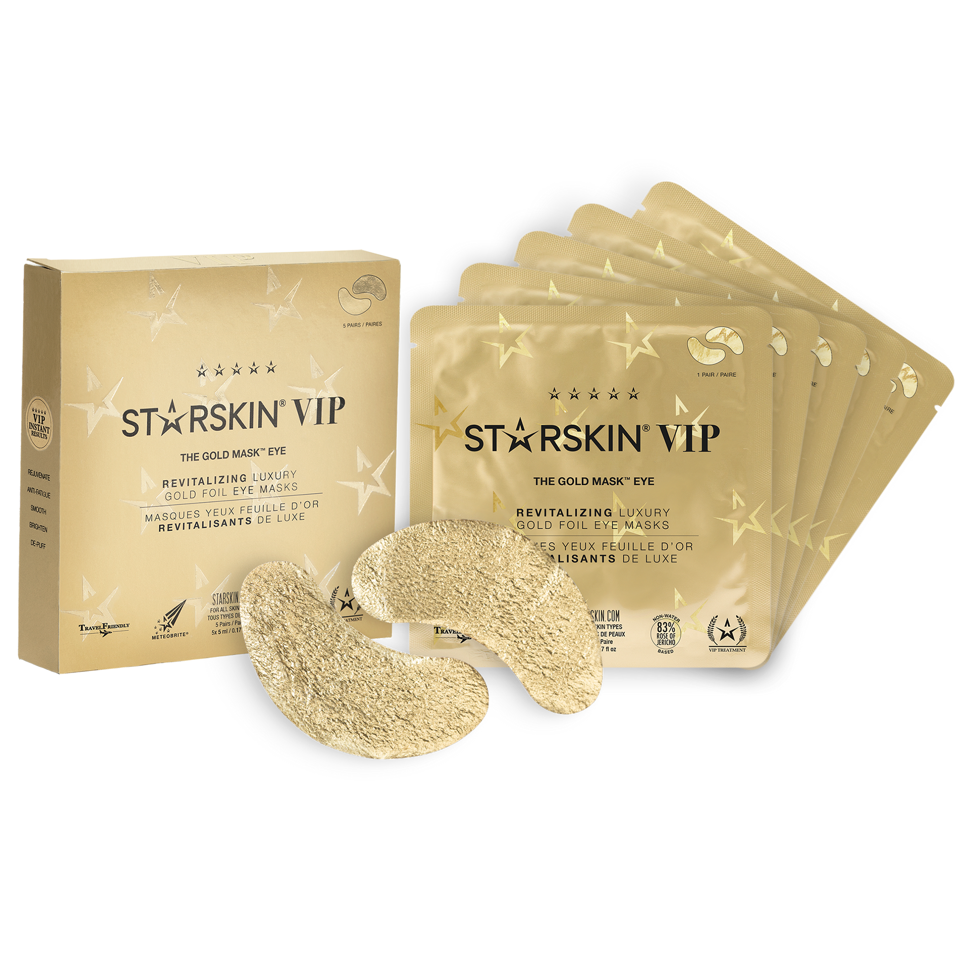 STAR SKIN Maseczki VIP THE GOLD MASK Eye 5 pack