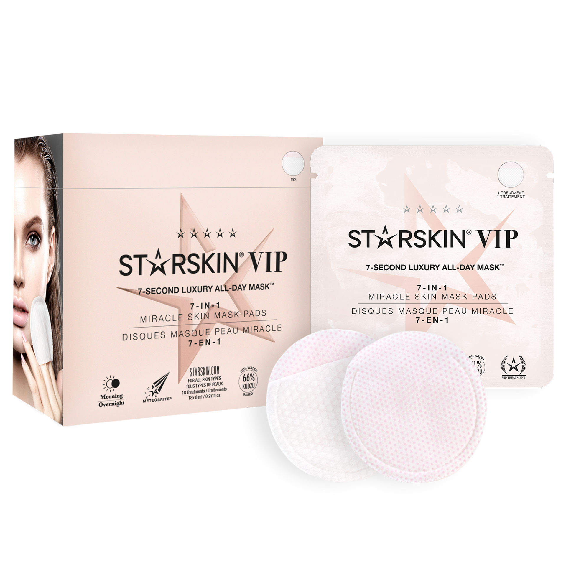 Starskin Maseczki VIP All Day Mask Miracle Skin Mask Pads 18 Stk 18.0 szt