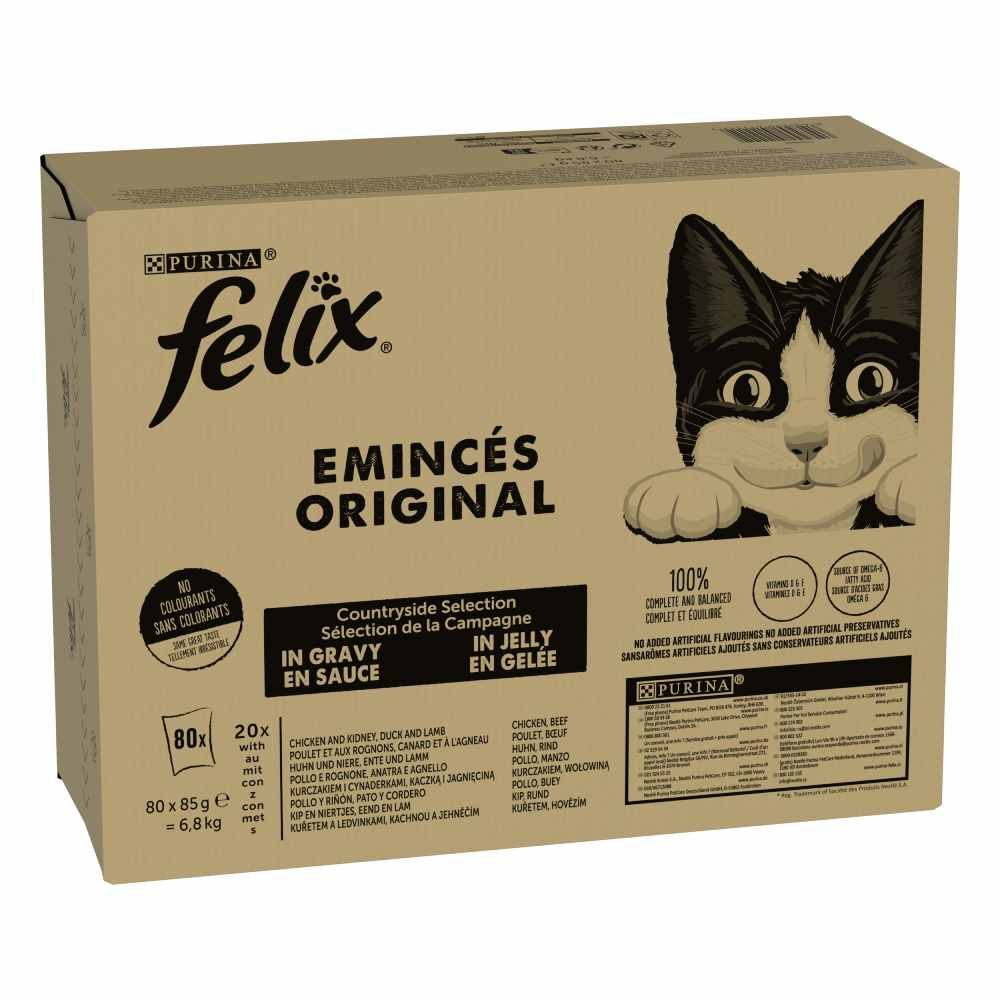 Megapakiet Felix Classic, saszetki, 80 x 85 g - Wiejskie smaki