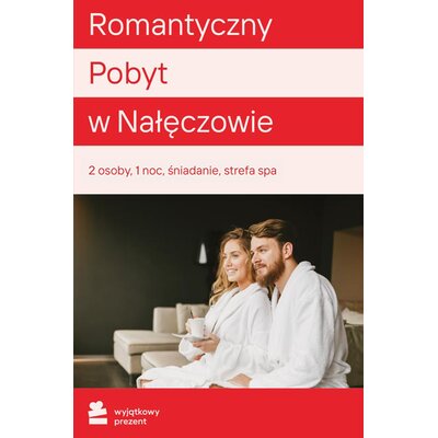 Karta podarunkowa WYJĄTKOWY PREZENT Romantyczny Pobyt Nałęczów