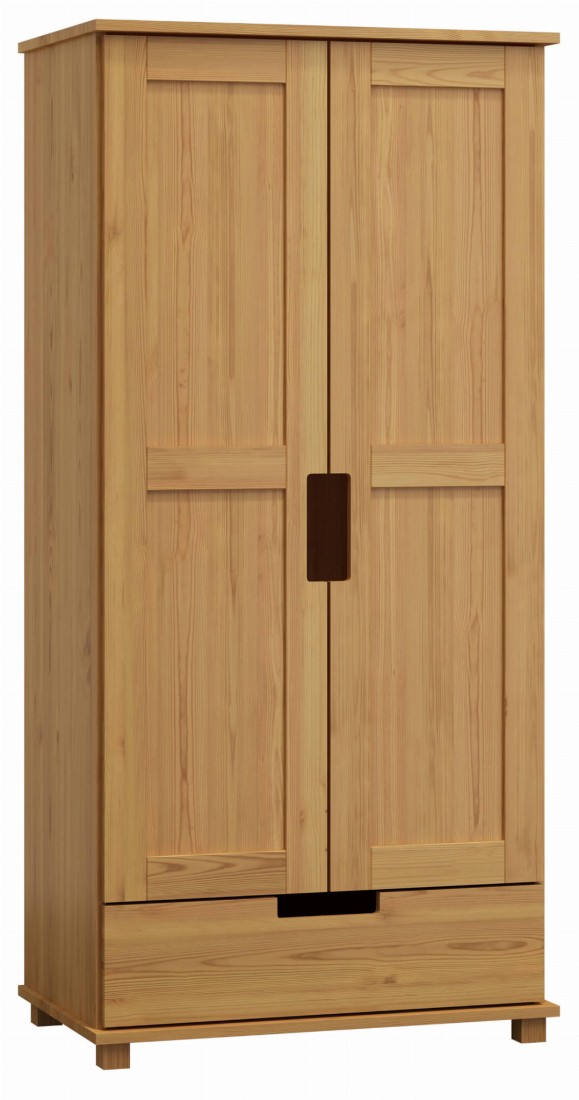 Szafa nr7 Modern 90 wieszak/półki olcha