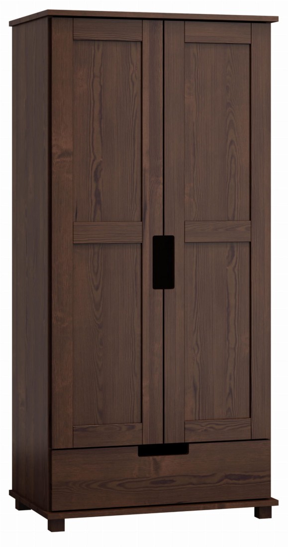 Szafa nr7 Modern 100 wieszak/półki orzech