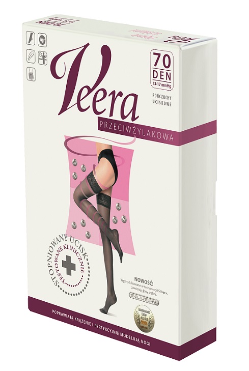 VEERA pończochy przeciw żylakowe 70 den kolor natural 3/L