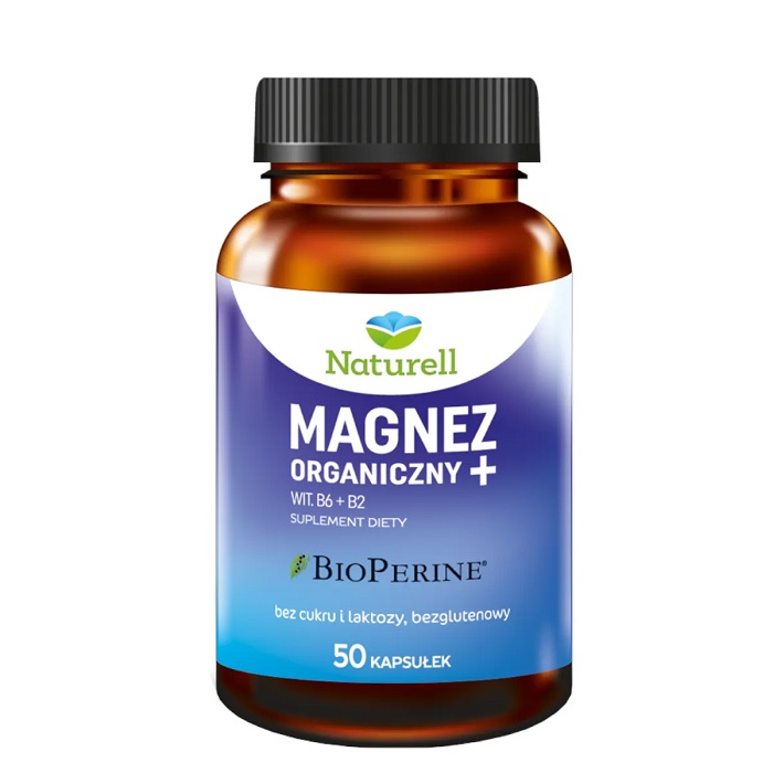 Naturell magnez organiczny + x 50 kaps.