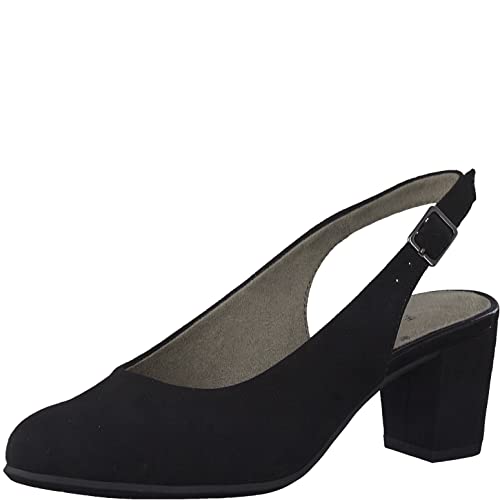 Jana Softline damskie 8-8-29460-20 Wedge czółenka damskie, czarne, 38 EU, czarny, 38 EU Weit