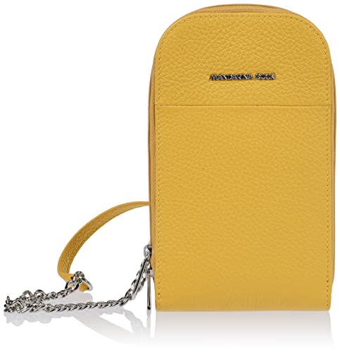 Mandarina Duck Damski pionowy uchwyt ze skóry żółtej, Ochre, rozmiar uniwersalny, brunatnożółty, jeden rozmiar