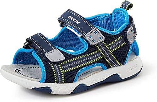 Geox Sandały chłopięce B FLAFFEE Boy Sandal, AVIO/Sky, 21 EU, Avio Sky, 21 EU