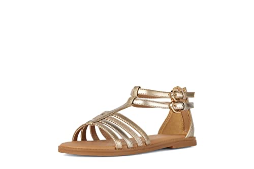 Geox J Karly Girl sandały damskie, platynowe, rozmiar 35 EU, Platinum, 35 EU