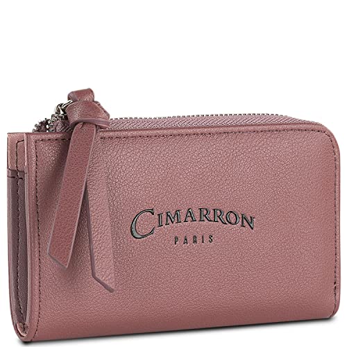 Cimarron - Portfel dla kobiet. Zamknięcie na zamek błyskawiczny. Wewnętrzne uchwyty na karty. Skóra ekologiczna. 312344 blokujące RFID