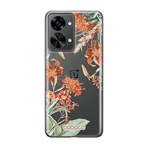 ERT GROUP etui na telefon Oneplus NORD 2T 5G, case oryginalny i oficjalnie licencjonowany przez Babaco, wzór Flowers 057, optymalnie dopasowane, plecki z TPU częściowo przeźroczyste