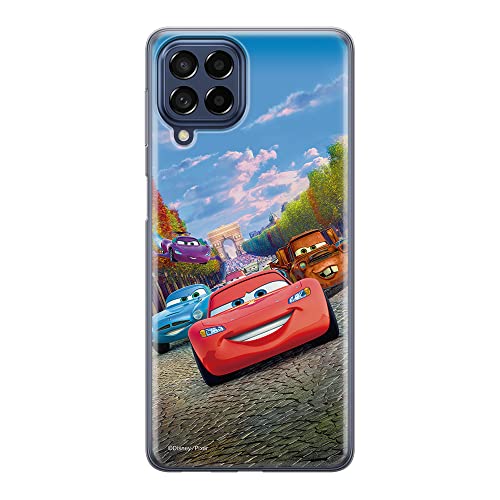 ERT GROUP etui na telefon Samsung M33 5G, case oryginalny i oficjalnie licencjonowany przez Disney, wzór Cars 001, optymalnie dopasowane, plecki z TPU