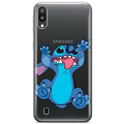 ERT GROUP etui na telefon Samsung M10, case oryginalny i oficjalnie licencjonowany przez Disney, wzór Stitch 020, optymalnie dopasowane, plecki z TPU częściowo przeźroczyste