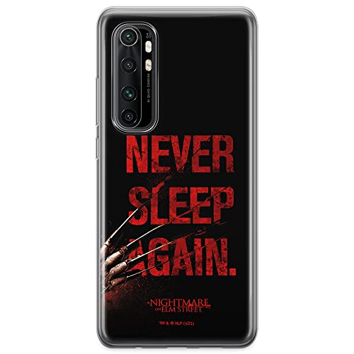 ERT GROUP etui na telefon Xiaomi MI NOTE 10 Lite, case oryginalny i oficjalnie licencjonowany przez Horror, wzór Nightmare of Elm Street 003, plecki z TPU