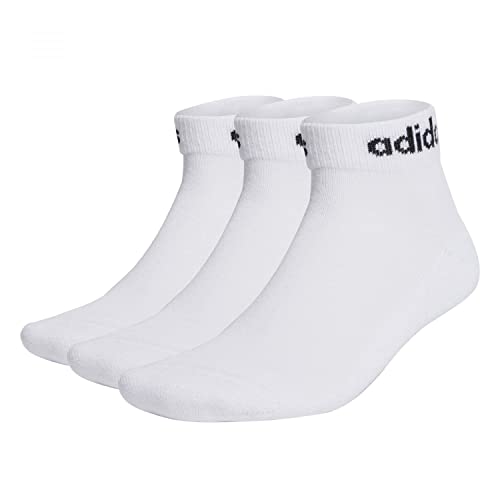 adidas, Set Di 3 Paia Di Calzini, Pończochy, Biały Czarny, Xl, Wielbiciel Unisex