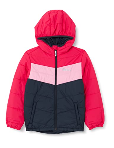 Jack Wolfskin Unisex Three Hills Jacket, Pink Dahlia, 152