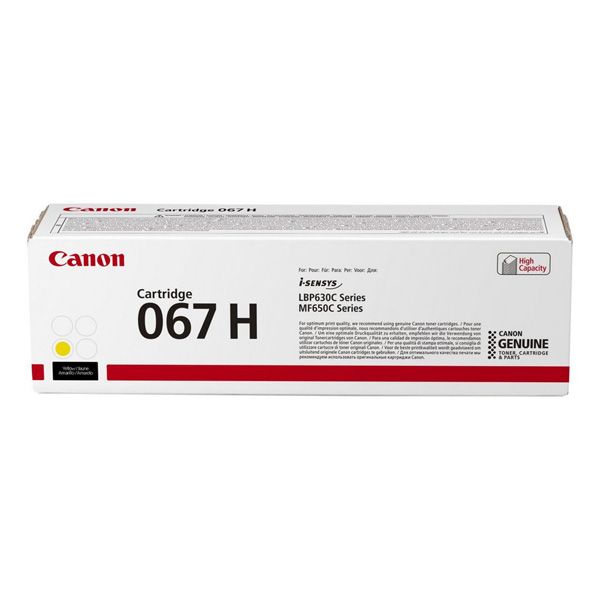 oryginalny toner Canon 067H Y [5103C002] yellow