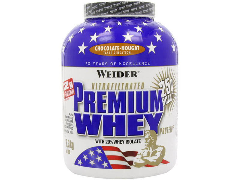 Weider - Premium Whey, Wanilia-Karmel, Proszek, 2300g