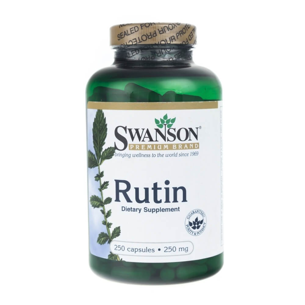 SWANSON Rutyna 250 mg, 250 kapsułek