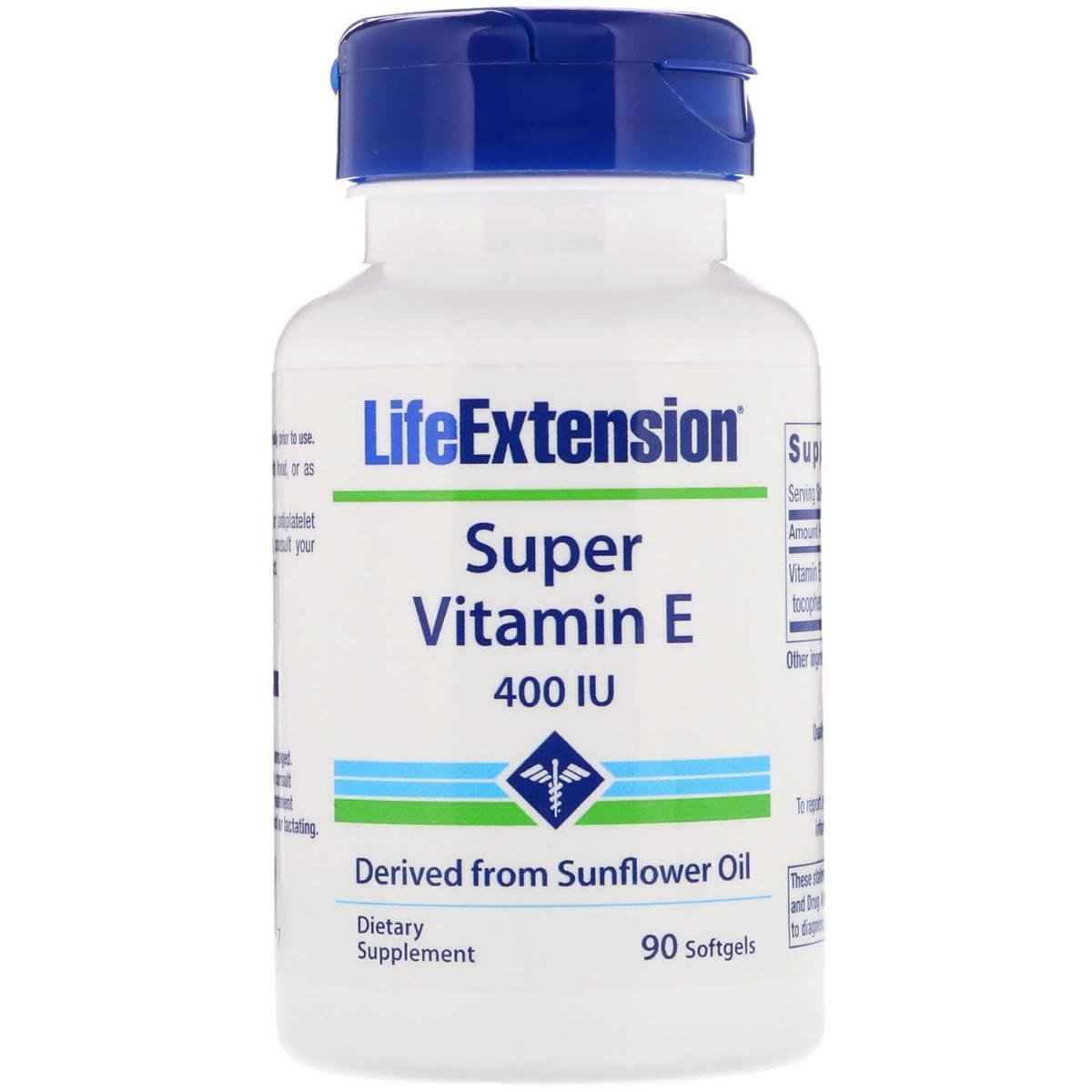 Life Extension Super Witamina E 268 mg (400 IU), 90 kapsułek 01863
