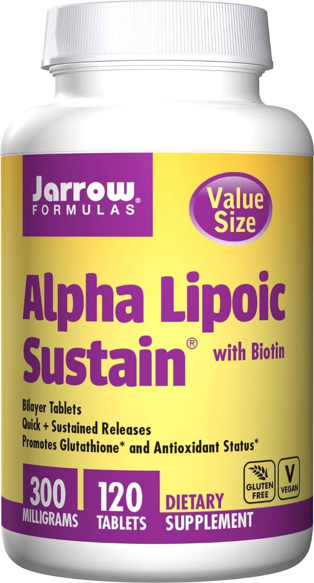 Jarrow Formulas Kwas Alfa Liponowy i Biotyna (120 tabl.)