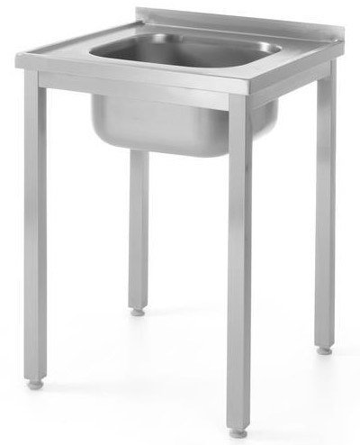 Hendi Stół z jednym zlewem bez półki 811849
