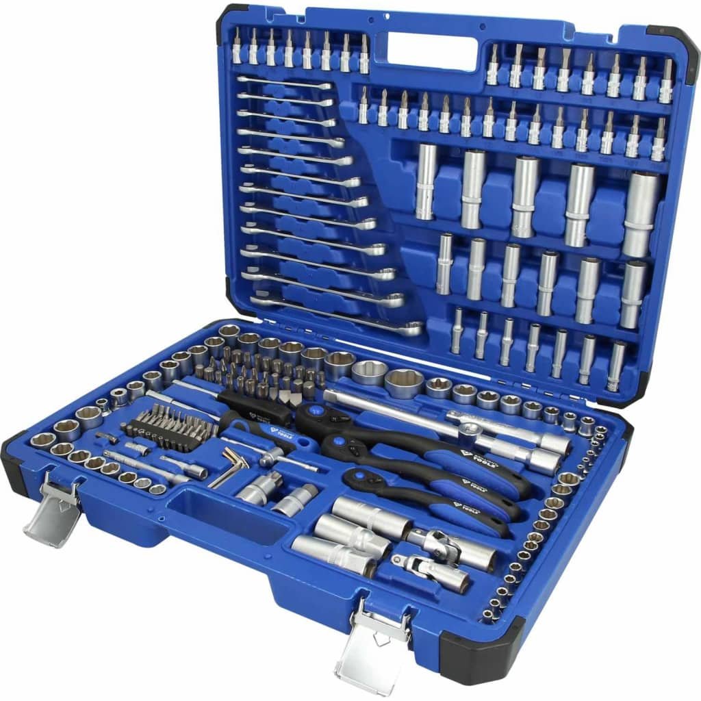 BRILLIANT TOOLS 216-częściowy zestaw kluczy nasadowych 1/4