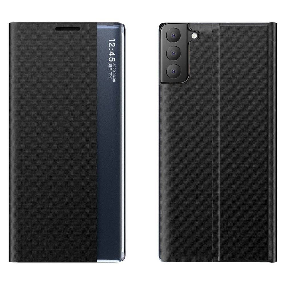 Hurtel Sleep Case Smart Cover pokrowiec etui z klapką typu Samsung Galaxy S21 FE czarny