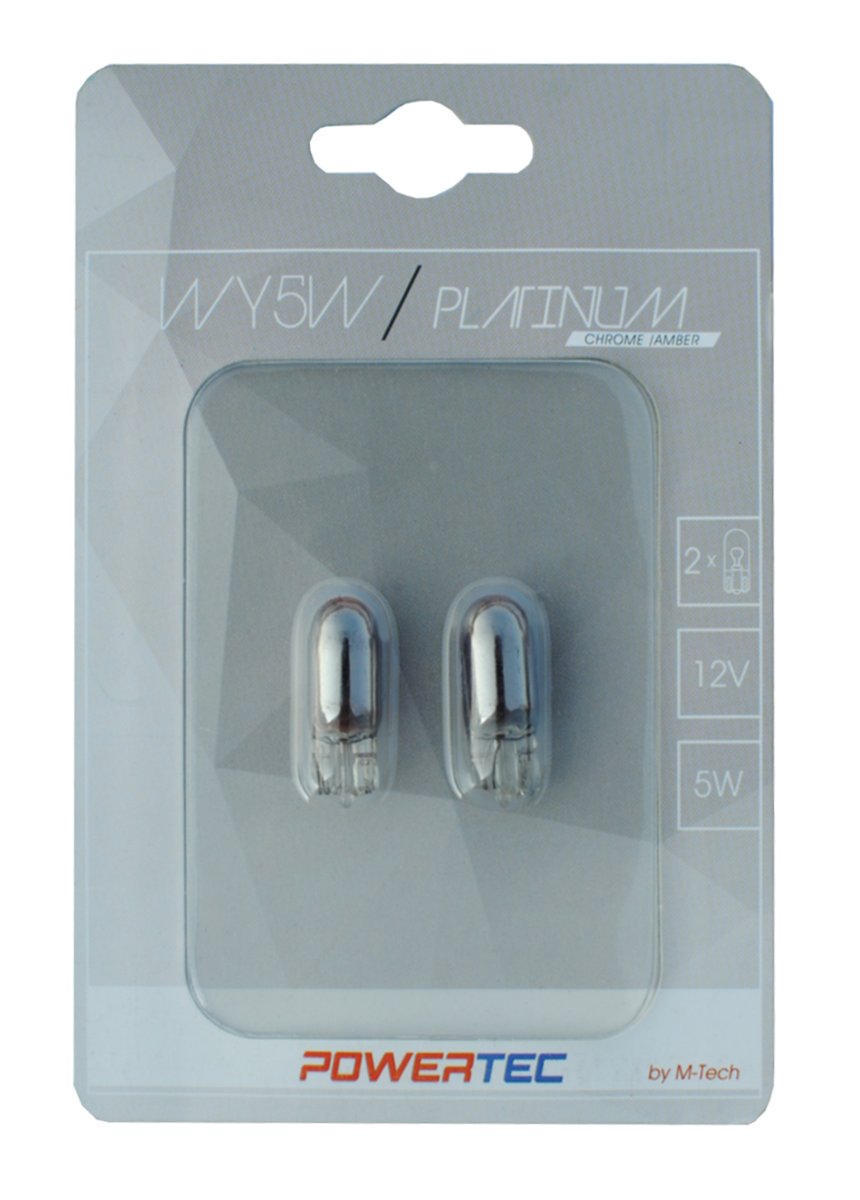 Powertec WY5W T10 12V 5W WEGDE Chrome