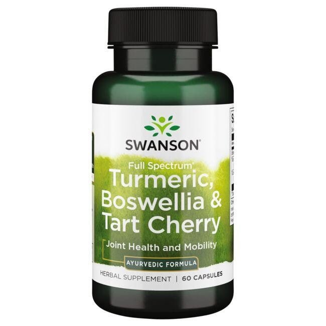 Swanson Full Spectrum Turmeric, Boswellia & Tart Cherry 60 Kapsułek