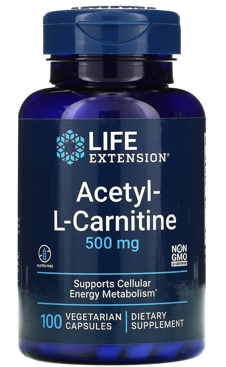 Life Extension Acetyl L-Carnitine 500 mg (100 kaps.)