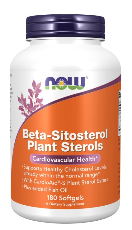 Now Foods Foods FOODS Beta-Sitosterol Plant Sterols 180 kaps. NW0944