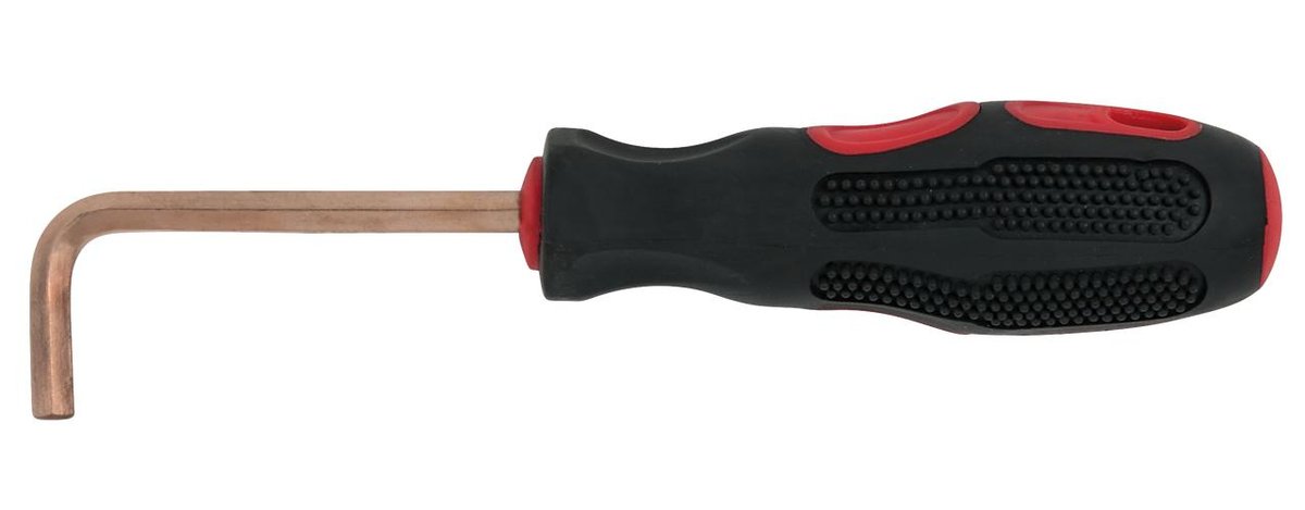 KS TOOLS BRONZE+ Nasadka z bitem imbusowym, kątowe 6 mm