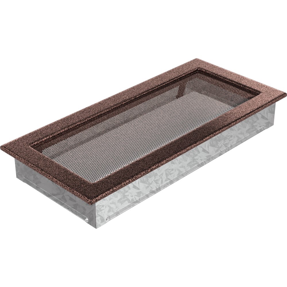 KNAP Kratka kominkowa CZARNA MIEDŹ 17x37 wys. 170 x szer. 370 x gł. 45 mm KNAP