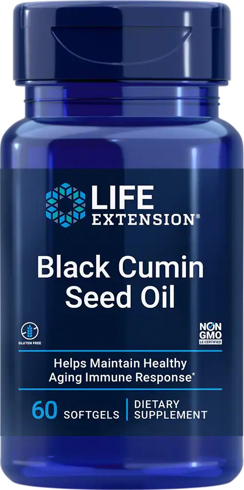 Life Extension Black Cumin Seed Oil Czarnuszka (60 kaps) Life Extension E03A-19433