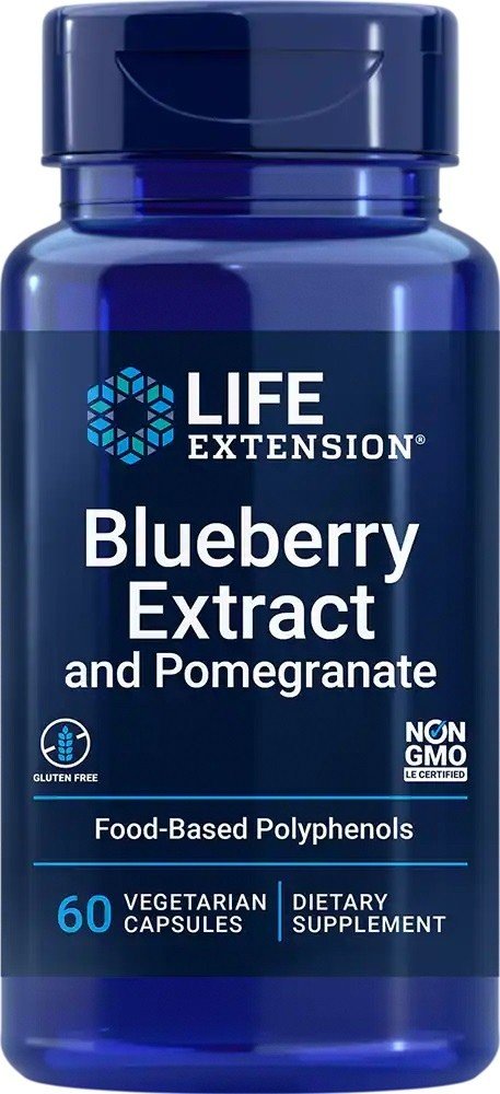 Life Extension LIFE EXTENSION Blueberry Extract with Pomegranate 60 Kapsułek wegetariańskich