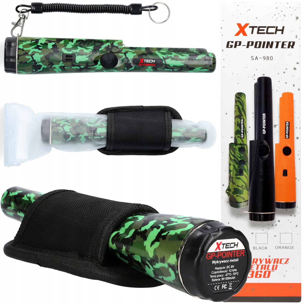 Wykrywacz Metalu Xtech Gp-Pointer Pro Model Sa-980 (Moro)