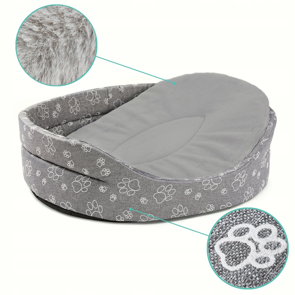 Legowisko dla psa kota STANDARD L CLAW+ FUTRO