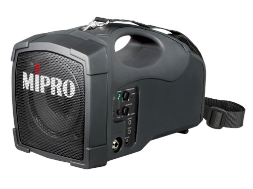 M‌IPRO MA-101G - Przenośny zestaw nagłośnieniowy, 45-Watt(max) z jednokanałowym odbiornikiem cyfrowym 5.8Ghz (Bluetooth) ♦ 30 DNI NA ZWROT ...