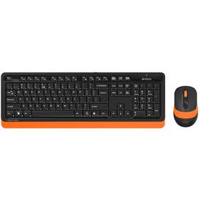 Klawiatura i mysz A4Tech FG1010 FSTYLER (FG1010) Czarna/Pomarańczowa