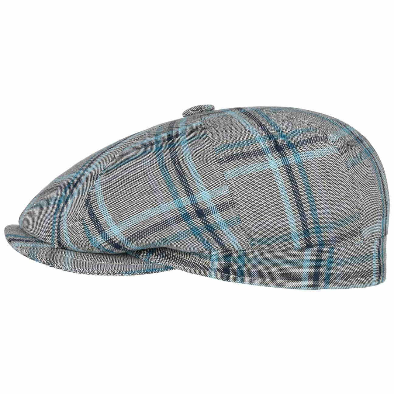 Kaszkiet Miramo Check Coolmax, szary, S (54-55 cm)