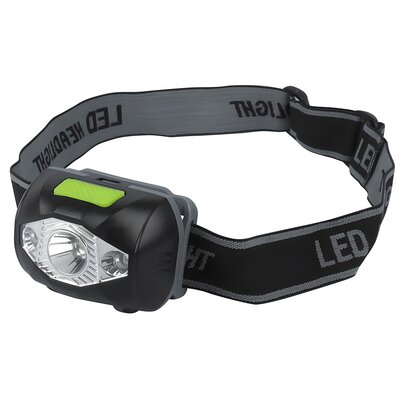 Latarka Czołowa 1W; 60lm; Zasięg 80M; 4 Tryby