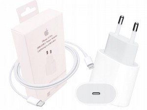 Ładowarka sieciowa do iPhone + kabel USB C - Lightning