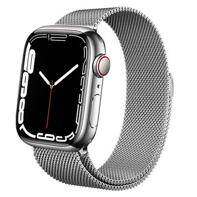 Apple Crong Pasek ze stali nierdzewnej Crong Milano Steel do Watch 38/40 mm srebrny CRG-40MST-SLV