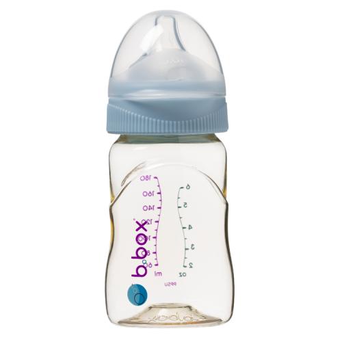 B.BOX Butelka do karmienia niemowląt (błękit), 180ml - >>>  