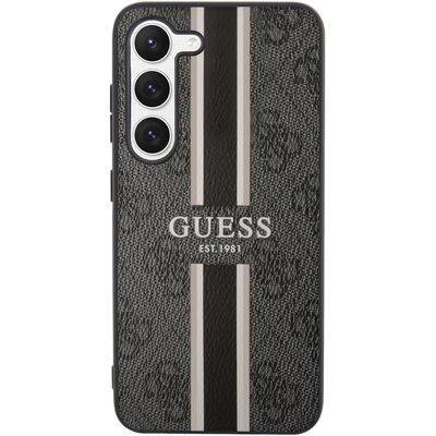 Guess GUHCS23SP4RPSK S23 S911 czarny/black hardcase 4G Printed Stripe