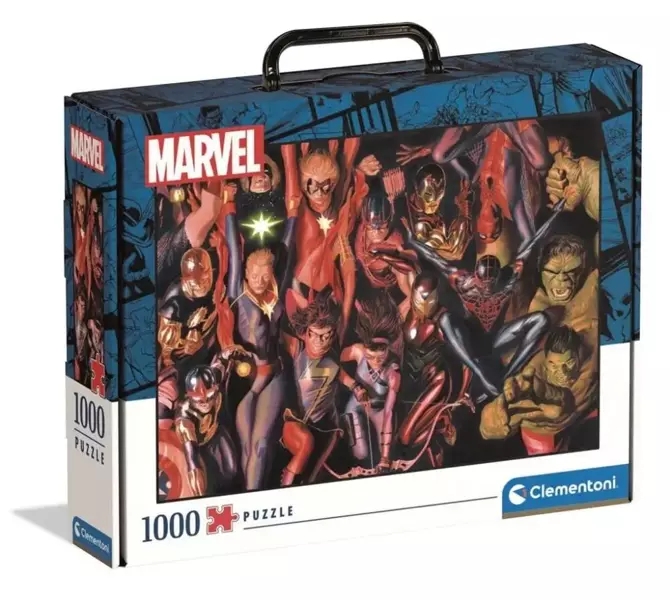 Puzzle 1000 Brief Case Marvel 2022 - Clementoni