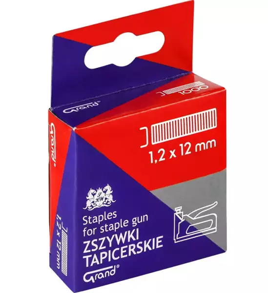 Zszywki do zszywacza tapicerskiego - takera 1,2x12 GRAND