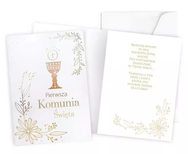 Karnet B6 Komunia - Kukartka